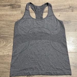 Lululemon  swiftly tech gray tank top size 10